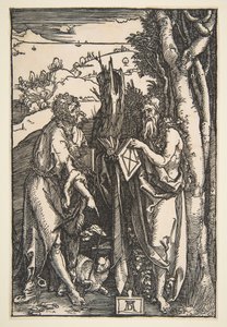 Saint John the Baptist and Saint Onuphrius by Albrecht Dürer