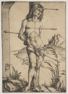 Saint Sebastian Bound to the Column by Albrecht Dürer