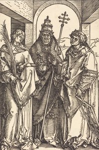 Saints Stephen, Sixtus, and Lawrence, c. 1504-1505