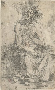 Man of Sorrows, Sitting by Albrecht Dürer