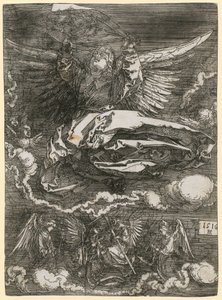 Sweat Cloth Held by an Angel by Albrecht Dürer