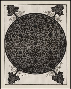 Sixth Knot, 7 Small Systems of Knots with Black Centres by Albrecht Dürer