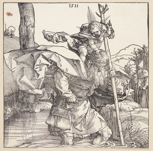 Saint Christopher by Albrecht Dürer