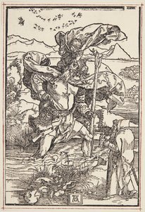 St. Christopher in the Wilderness with a Flight of Birds