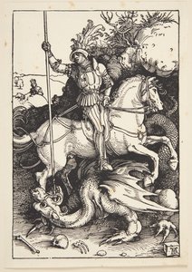 St. George Killing the Dragon by Albrecht Dürer