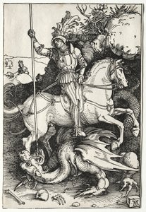 St. George Killing the Dragon by Albrecht Dürer