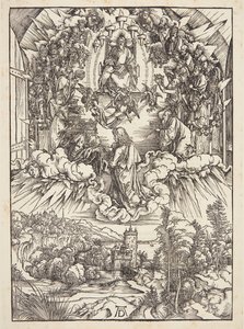 St. John before God and the Elders by Albrecht Dürer