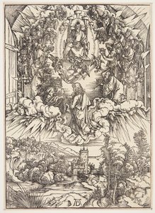 St. John before God and the Elders by Albrecht Dürer