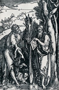 St John the Baptist and St Onuphrius by Albrecht Dürer