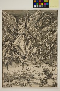St. Michael Fighting the Dragon by Albrecht Dürer