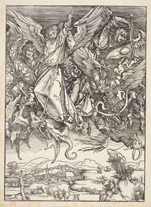 St. Michael Fighting the Dragon by Albrecht Dürer