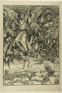 St. Michael Fighting the Dragon, from The Apocalypse by Albrecht Dürer