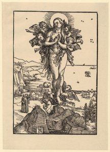 Study Sheet with Five Figures by Albrecht Dürer