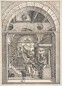 The Annunciation, from The Life of the Virgin, Latin Edition, 1511