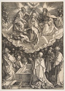 The Assumption and Coronation of the Virgin, from The Life of the Virgin by Albrecht Dürer