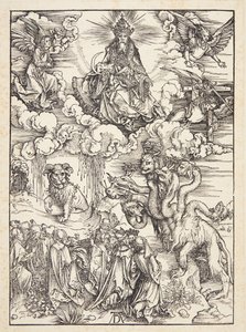 The Beast with Two Horns like a Lamb by Albrecht Dürer