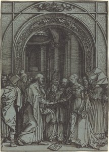The Betrothal of the Virgin by Albrecht Dürer
