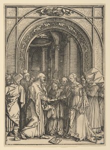 The Betrothal of the Virgin, from The Life of the Virgin by Albrecht Dürer
