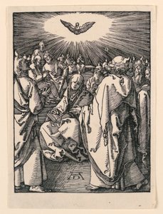 The Descent of the Holy Spirit (The Pentecost), from The Little Passion Series by Albrecht Dürer