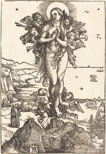 The Elevation of Saint Mary Magdalene by Albrecht Dürer