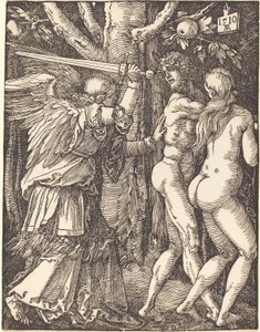 The Expulsion from Paradise by Albrecht Dürer