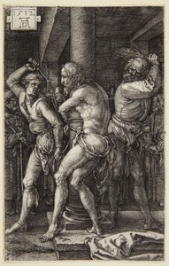 The Flagellation (Engraved Passion series) by Albrecht Dürer