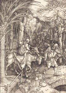 The Flight into Egypt, c. 1504 by Albrecht Dürer
