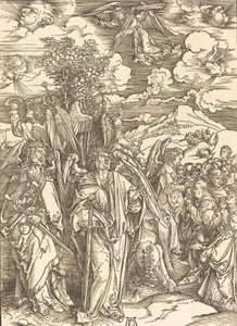 The Four Angels Holding the Winds, 1498 by Albrecht Dürer