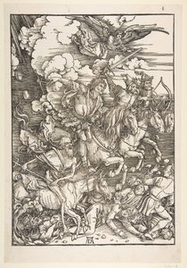 The Four Horsemen, from The Apocalypse, Latin Edition
