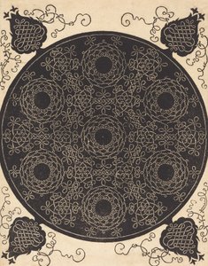 The Fourth Knot Combining Seven Circular Groups of Knots with Black Centers by Albrecht Dürer