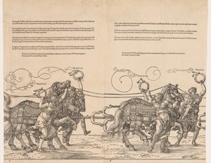 The Great Triumphal Car of Emperor Maximilian by Albrecht Dürer