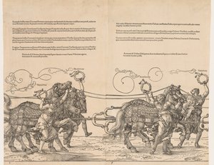 The Great Triumphal Car of Emperor Maximilian by Albrecht Dürer