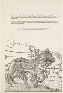 The Great Triumphal Chariot: Alacritas and Oportunitas by Albrecht Dürer