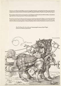 The Great Triumphal Chariot: Audatia and Magnanimitas by Albrecht Dürer