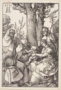 The Holy Family with Joachim and St. Anne by Albrecht Dürer