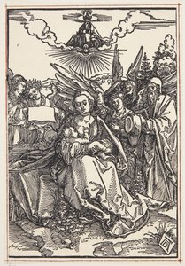 The Holy Family with Five Angels by Albrecht Dürer