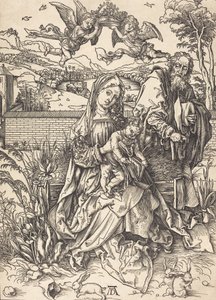 The Holy Family with the Three Hares by Albrecht Dürer