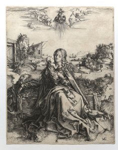 The Holy Family with the dragonfly