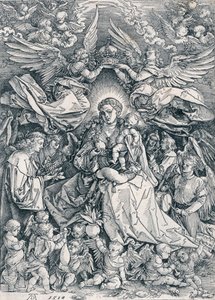 The Holy Virgin as the Queen of the Angels