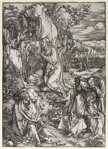 The Large Passion: Christ on the Mount of Olives by Albrecht Dürer