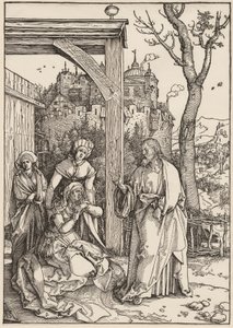 The Life of the Virgin: Christ Taking Leave from His Mother by Albrecht Dürer