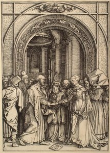 The Life of the Virgin: The Betrothal of the Virgin by Albrecht Dürer