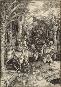 The Life of the Virgin: The Flight into Egypt by Albrecht Dürer