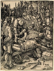The Little Passion: Christ Nailed to the Cross by Albrecht Dürer