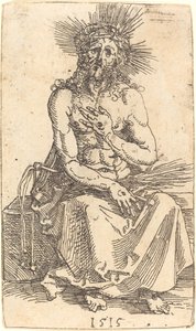 The Man of Sorrows Seated by Albrecht Dürer