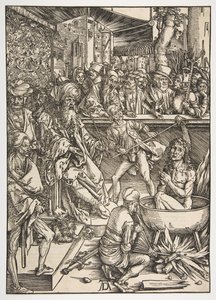 The Martyrdom of Saint John, from The Apocalypse, Latin Edition 1511 by Albrecht Dürer
