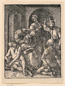 The Mocking of Christ, from The Little Passion Series by Albrecht Dürer
