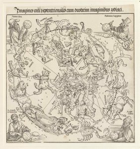 The Northern Celestial Hemisphere, 1515 by Albrecht Dürer