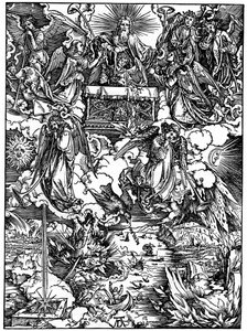The Opening of the Seventh Seal, The Seven Angels with the Trumpets by Albrecht Dürer