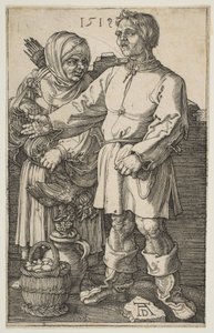The Peasant Couple at Market by Albrecht Dürer